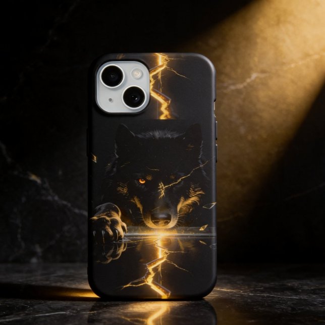 Shattered Lightning Wolf Mystical Dark Fantasy  (Subido por el creador)