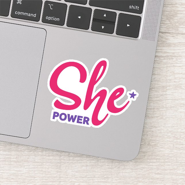 She Power Vinyl Pegatina (Detalle)