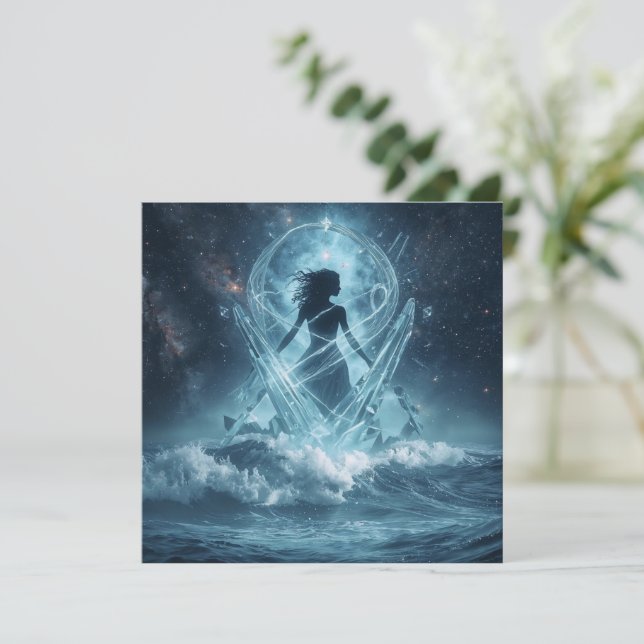 She Who Rises from the Crystal Sea (Anverso de pie)