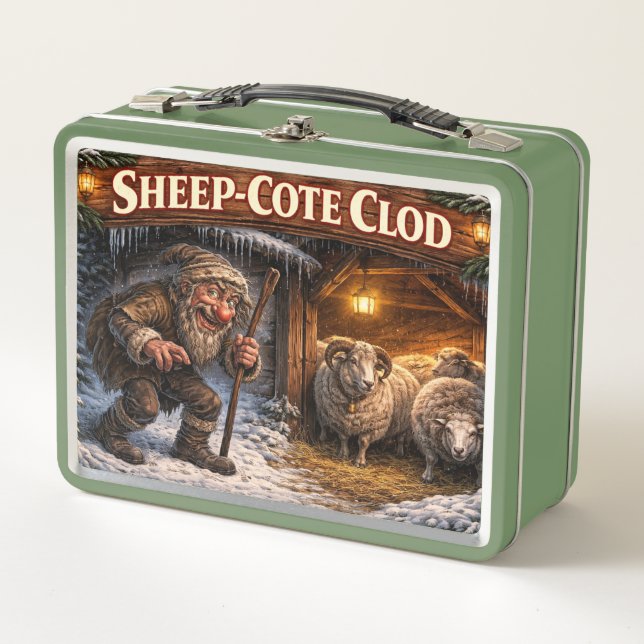 Sheep Cote Clod Icelandic Yule Lad Postcard (Anverso)