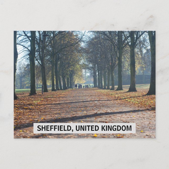 Sheffield, postal del Reino Unido (Anverso)