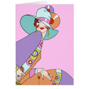 Shelby, señora de los años 20 en lila y lavanda