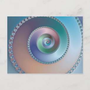 Shell de mar - Postal fractal