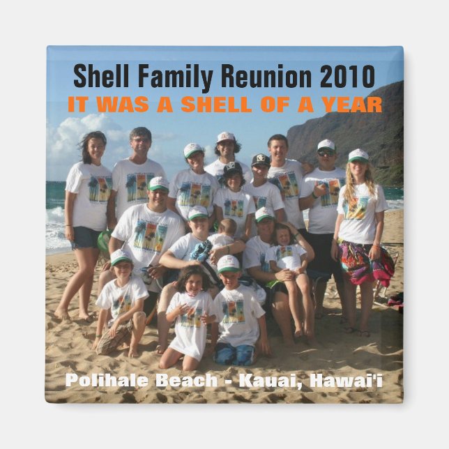 Shell de un imán de año (Frente)