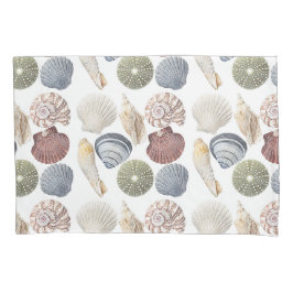 Shells Art Beach House Funda de almohadas