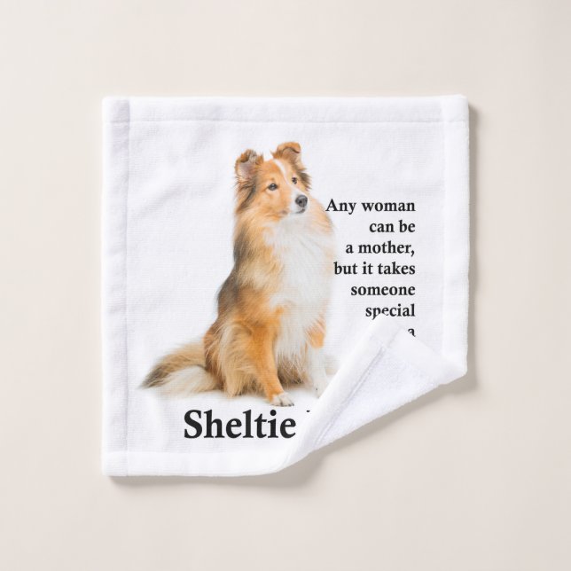 Sheltie Mamá Lavar la ropa (Toallita)