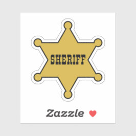 SHERIFF'S SHOWDOWN - SHERIFF BADGE PEGATINA