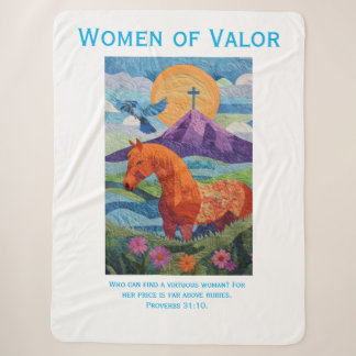 Sherpa Colcha Mujeres de Valor, Manta