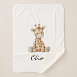 sherpa de manta de bebé pequeño