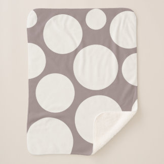 Sherpa El acogedor champiñón y la manta de crema