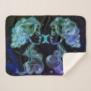 Sherpa gemini la manta de zodiaco gemelos