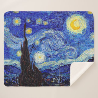 Sherpa La noche estrellada inspiró la manta de Van Gogh