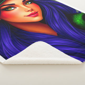 Sherpa Manta de Bruja Hermosa