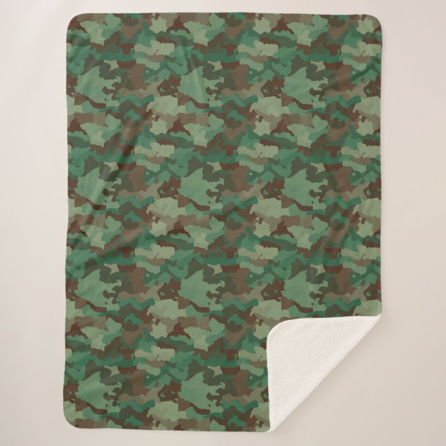 Sherpa manta de camuflaje militar (Anverso)