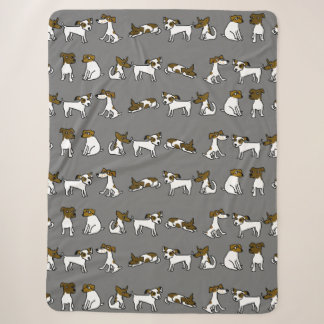 Sherpa Manta de dibujos animados de Jack Russell