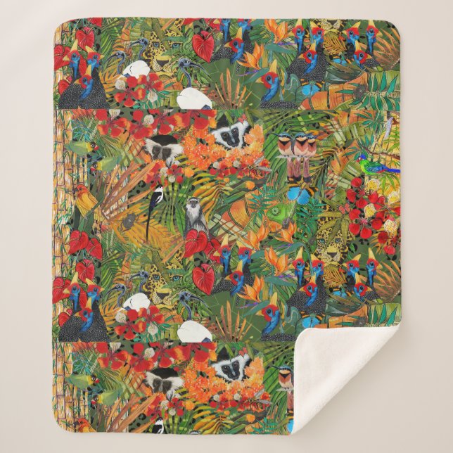 Sherpa Manta de felpa Wild Creation (Anverso)