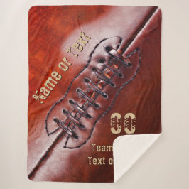 Sherpa Manta de Fútbol Personalizada más Fría en 3 Tamaño