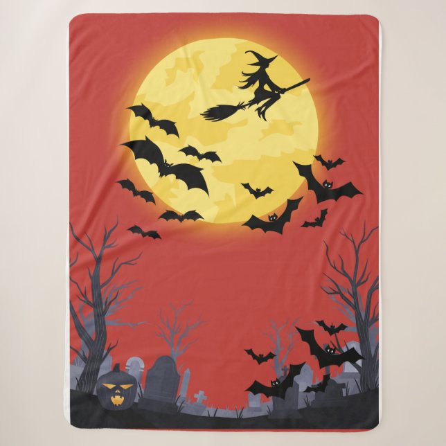 Sherpa Manta de Halloween (Anverso)
