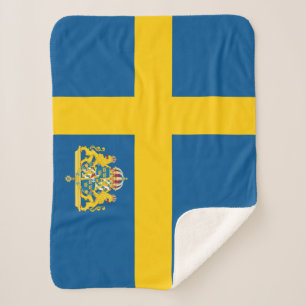 Sherpa Manta de la bandera sueca, patriótica, Suecia