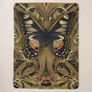 Sherpa Manta de Mariposa de Moda
