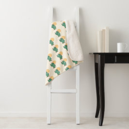Sherpa Manta decorativa tema cactus lindo suroeste