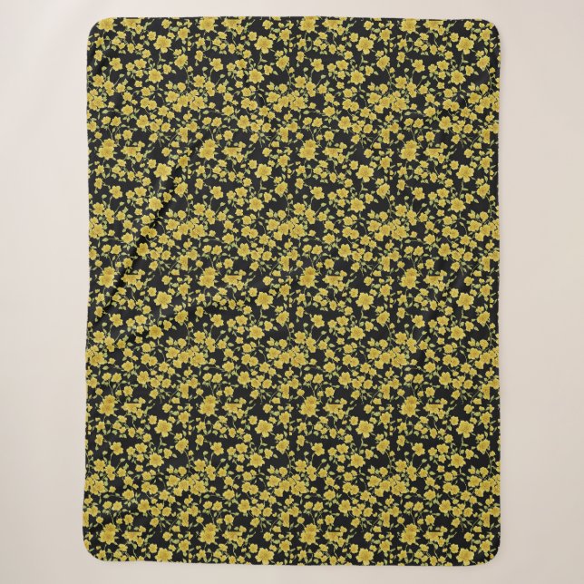 Sherpa Manta Floral (Anverso)