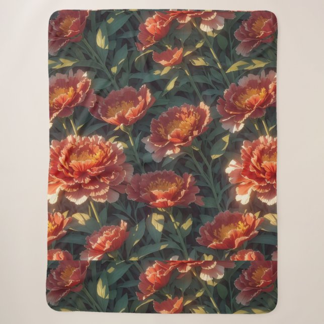 Sherpa Manta Floral (Anverso)