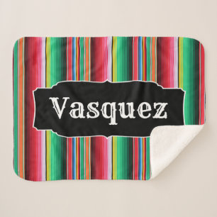 Sherpa Manta mexicana de Serape del español de encargo