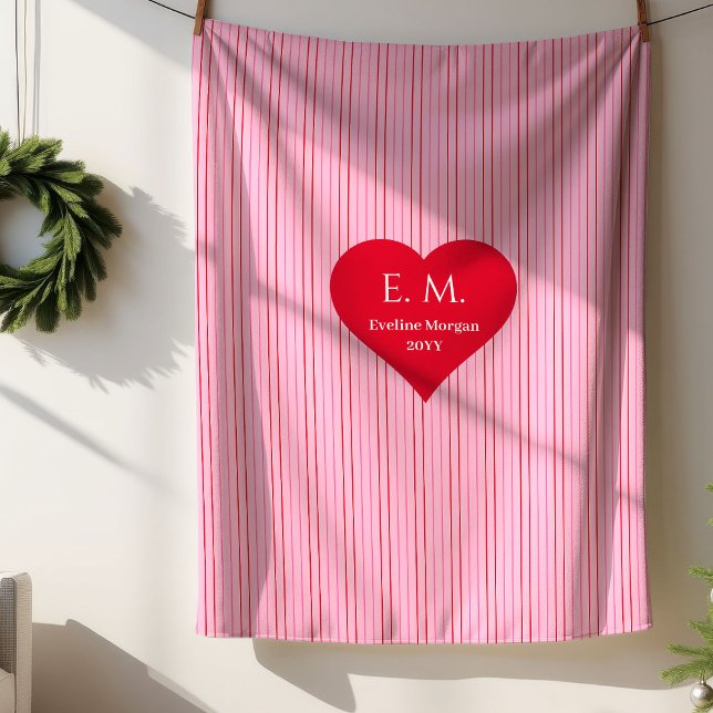 Sherpa Manta Regalo Corazones Rojos Románticos para Espos (Romantic Red Hearts Gift for Wife Blanket)