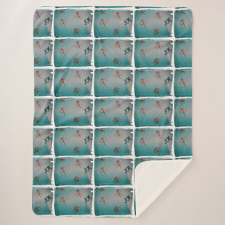 Sherpa manta rosa aqua fleexce