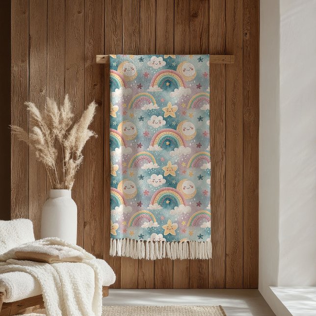 Sherpa Manta Suave Arcoíris para Corazones Jóvenes Regalo (Rainbow Snuggle Blanket Soft Gift for Young Hearts)
