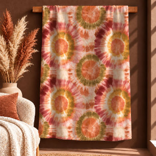Sherpa Manta Teñida Bohemio Terracota Verde Salvia