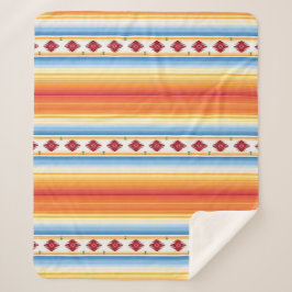 Sherpa Manta tradicional de Serape del mexicano