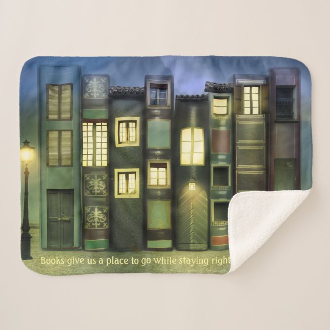 Sherpa Una cómoda manta para los amantes del libro (Anverso (horizontal))