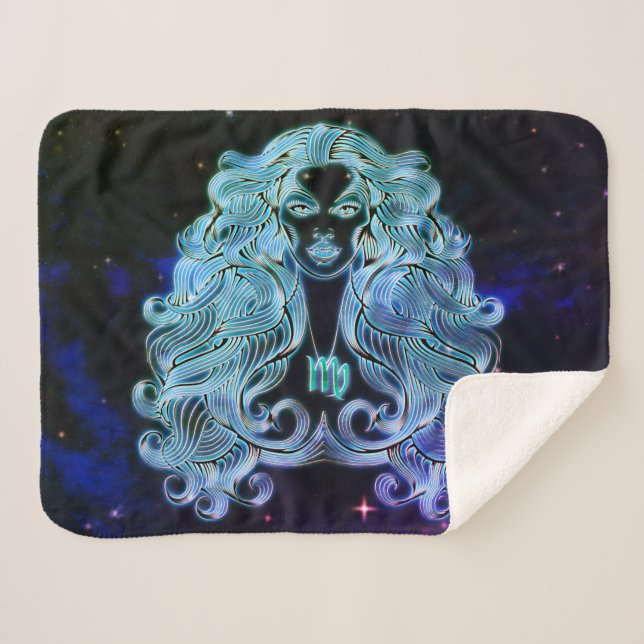 Sherpa virgo la manta virgen zodiac (Anverso (horizontal))