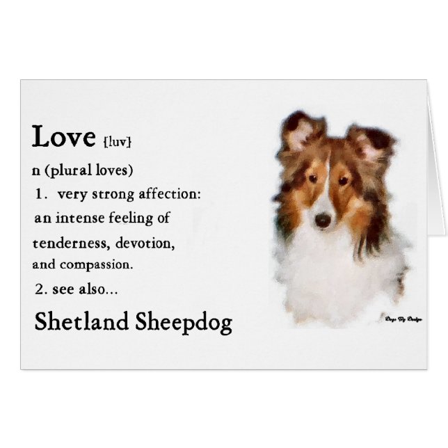 Shetland Sheepdog Sheltie Gifts (Anverso (Horizontal))
