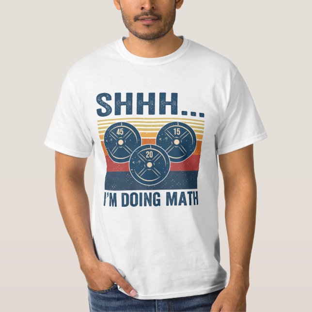shh, estoy haciendo camiseta de matemáticas (Anverso)