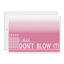 Shh invitación de la fiesta de cumpleaños de la