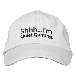 Shhh... estoy callado. Gorra bordada