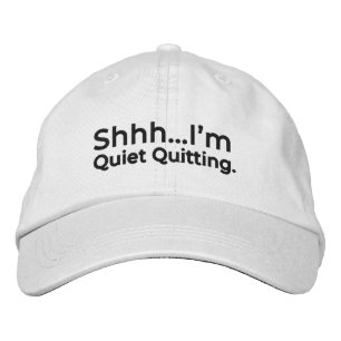 Shhh... estoy callado. Gorra bordada