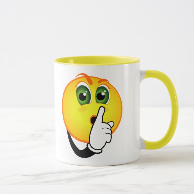 ¡Shhh! , No hable la taza de café (Derecha)
