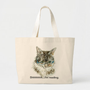 "Shhhhhh… estoy leyendo" la bolsa de asas con el