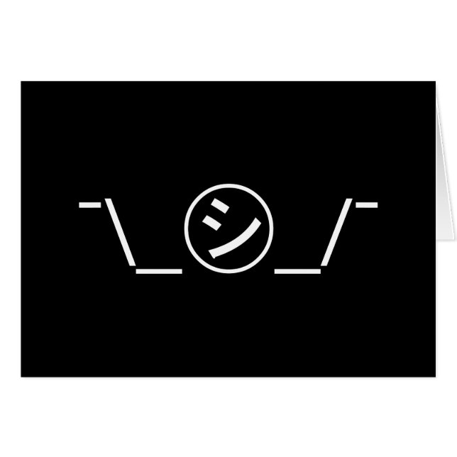 Shi Kana Shrug Emoticon ¯\_ ㋛_/ Ø Kaomoji japonés