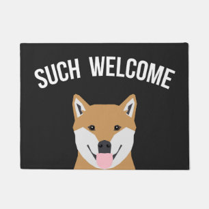 Shiba Inu - alfombra de bienvenida