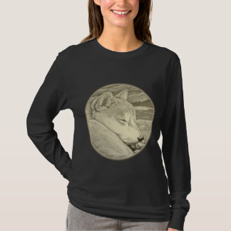 Shiba Inu Camisetas Camisetas de arte de la dama d