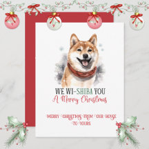 Shiba Inu Caprichoso Navidad |