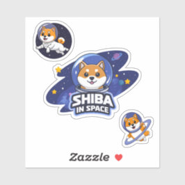Shiba Inu en el espacio, Shiba Inu Pegatina