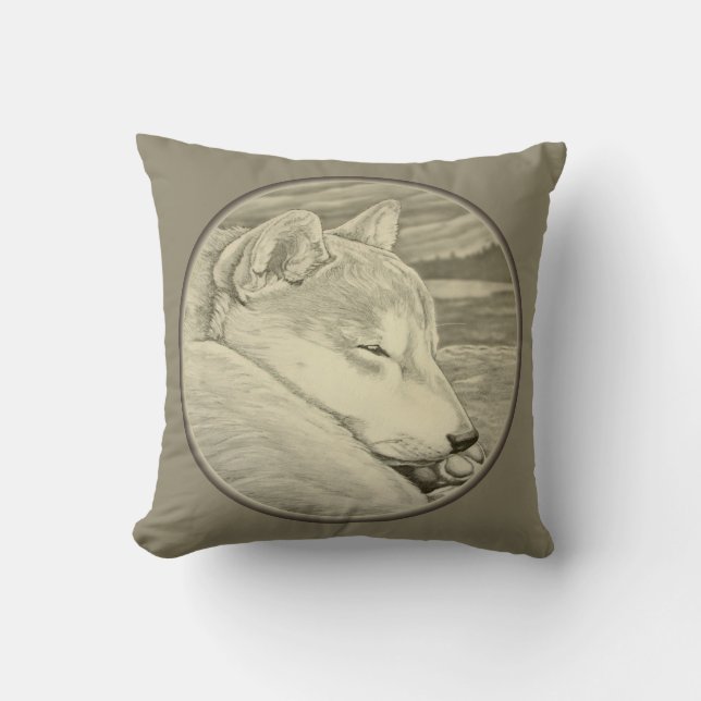 Shiba Inu Pillow Dog Lover Cojines decorativos de  (Anverso)