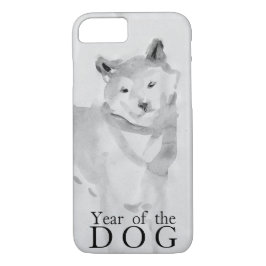 Shiba Inu pinta a la Funda del año 2018 del perro 
