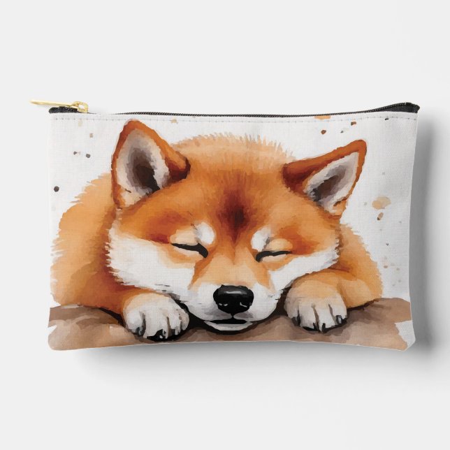 shiba se está poniendo somnolienta bolsa accesoria (Anverso)